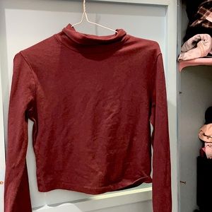 F21 Crop Top Turtle Neck